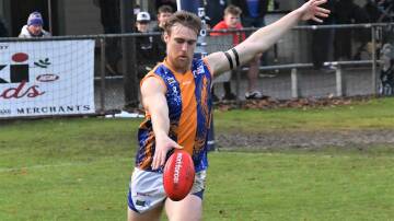 Golden Square co-captain Jayden Burke kicked three goals in his 100th senior game for the club in Saturday's win over Castlemaine.