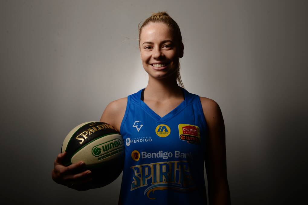 Nineteen year-old Cassidy McLean has to be back in the Spirit line-up for Sunday's practice match in Shepparton against Dandenong Rangers. Picture: DARREN HOWE