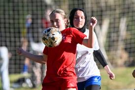Female participation numbers in the Bendigo Amateur Soccer League have risen signifincatly in recent years. Picture by Darren Howe