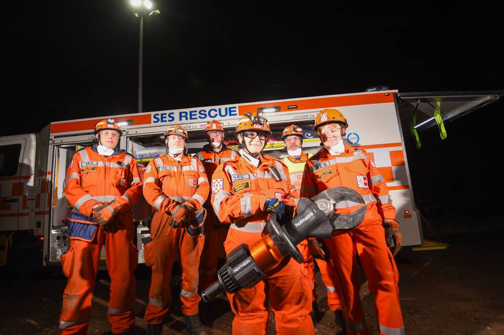 Bendigo SES Unit will be out in force over the next few days. Picture by Darren Howe