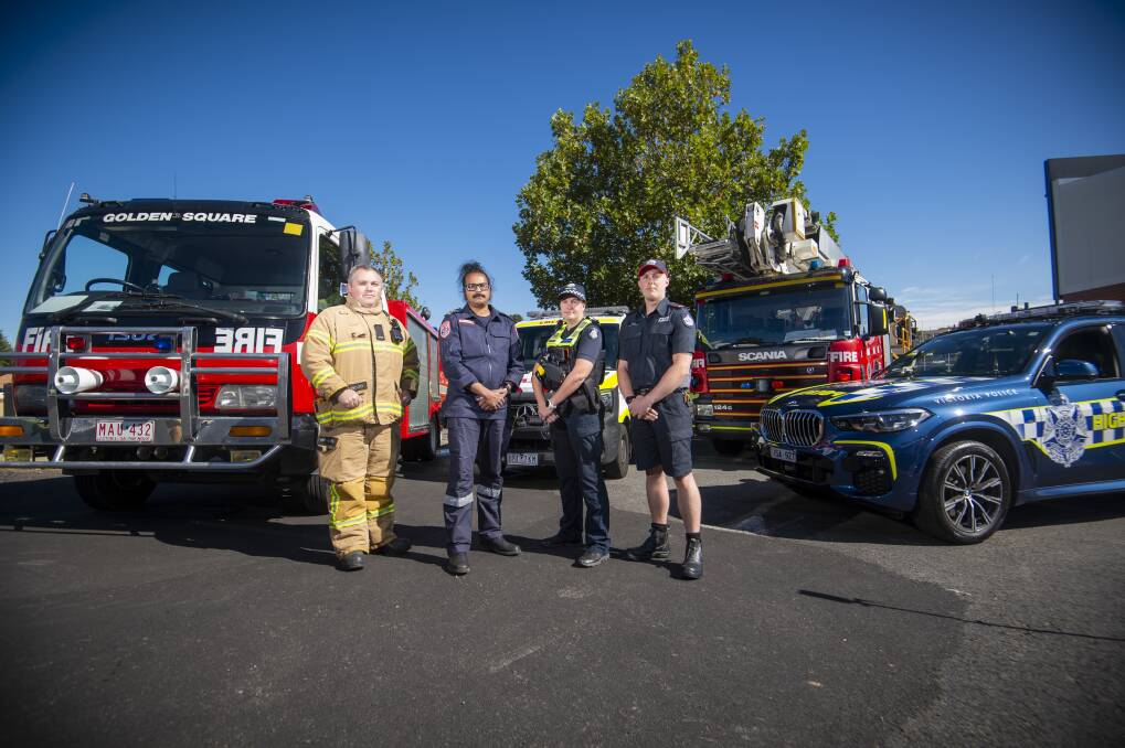 Emergency services from across Bendigo will be preparing for the wet weather. Picture by Darren Howe
