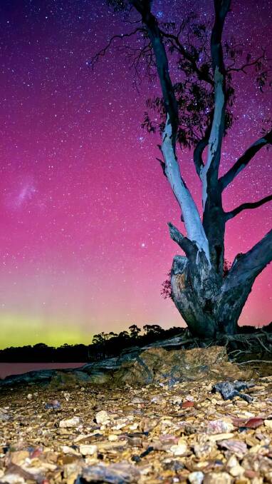 Bendigo Advertiser readers took photos of the aurora australis which lit up the night sky in central Victoria on Saturday, May 11.