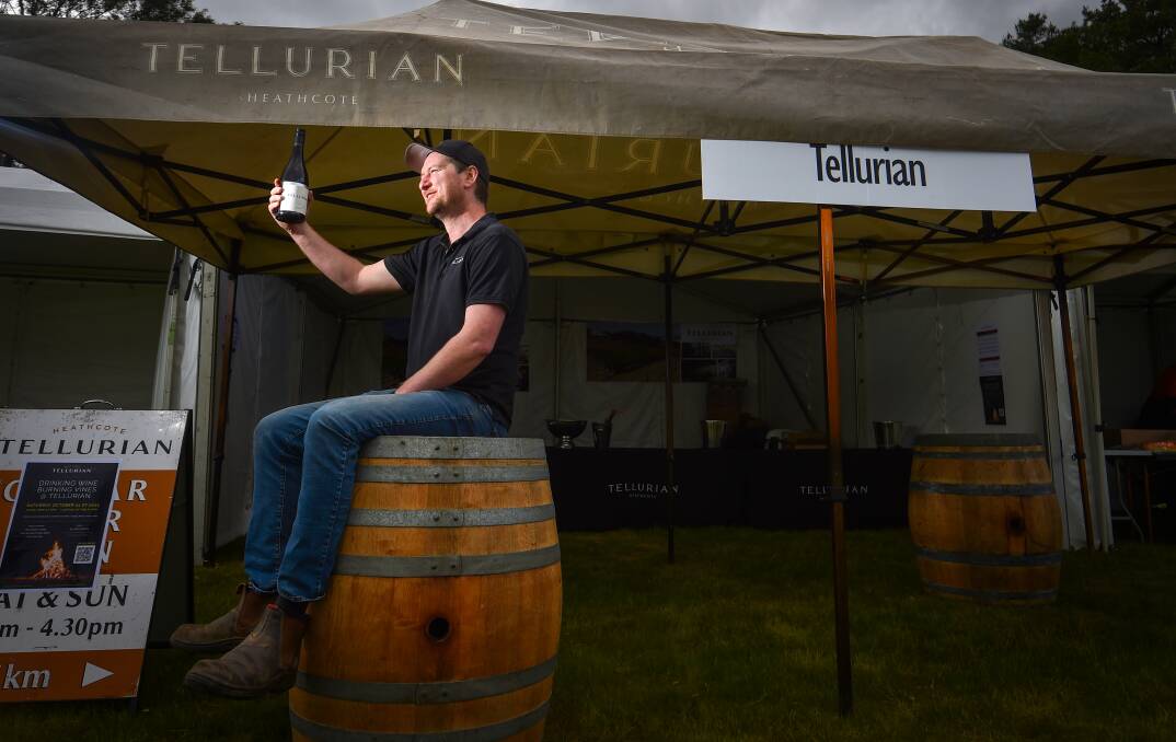 Wineries set up for the Heathcote Food and Wine festival on October 7-8. Pictures by Darren Howe