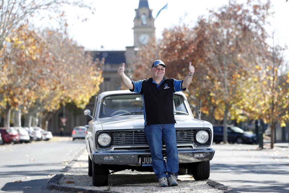 Central Victorian Chrysler Club member Brendan Ruiter is excited about the return of the Midstate Mopars. GLENN DANIELS