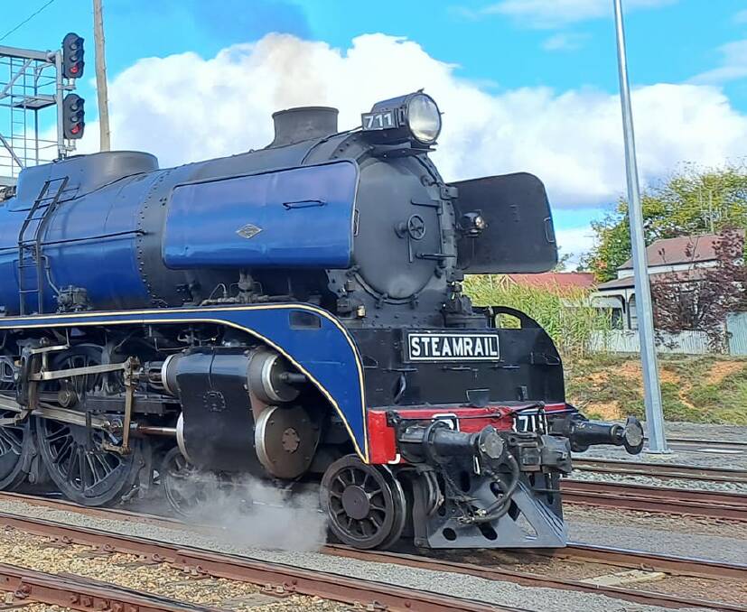 The Spirit of Bendigo steam engine. Picture supplied