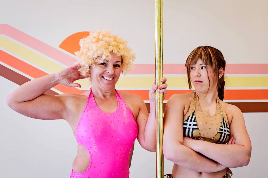 Mother-daughter pole dancers channel Kath and Kim for comedy win