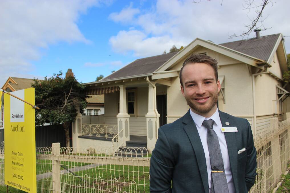 Ray White agent Darcy Quinn says vendors with realistic expectations should have no trouble selling their properties. Picture by Jenny Denton