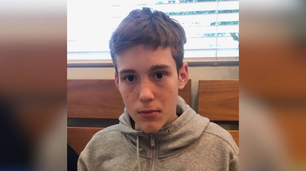 16-year-old Alexey is missing after last being seen in Bendigo. Picture supplied 