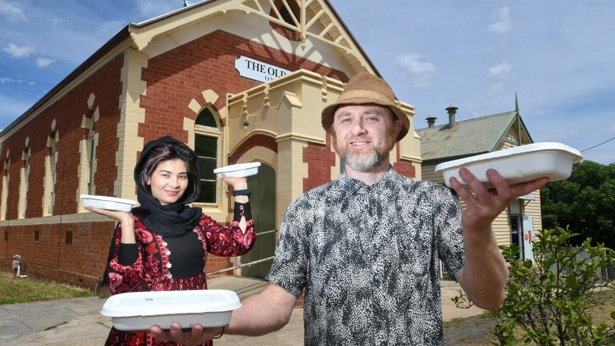 Laila Hashimi and Jason Newton are keen for the return of the Zinda Festival at the Bendigo Garden of the Future. Picture by Noni Hyett 