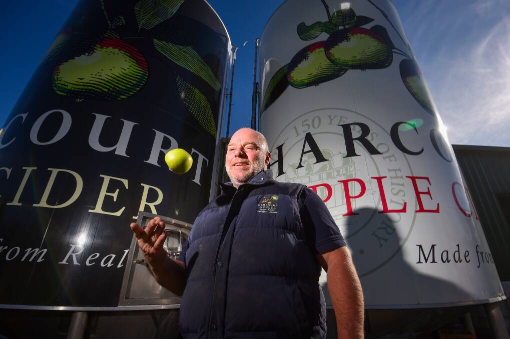 Harcourt Apples' owner Simon Frost is excited for the business' future. Picture by Darren Howe