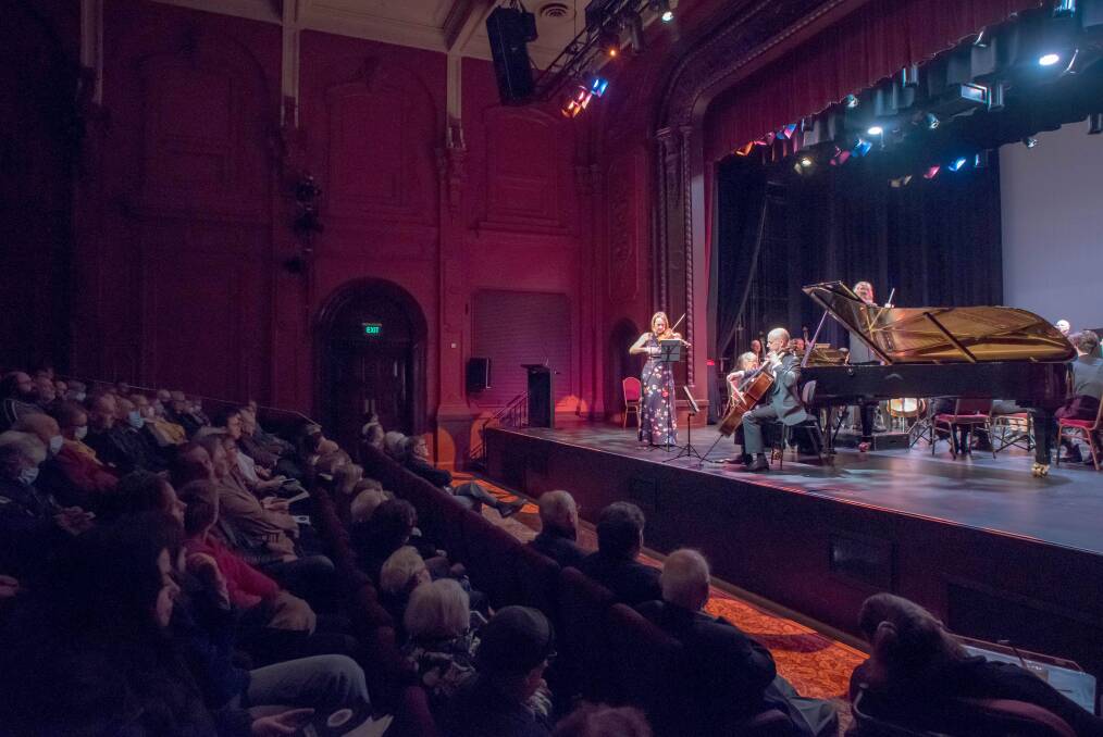 The Bendigo Symphony Orchestra at Ulumbarra Theatre in 2022. Picture by Brendan McCarthy