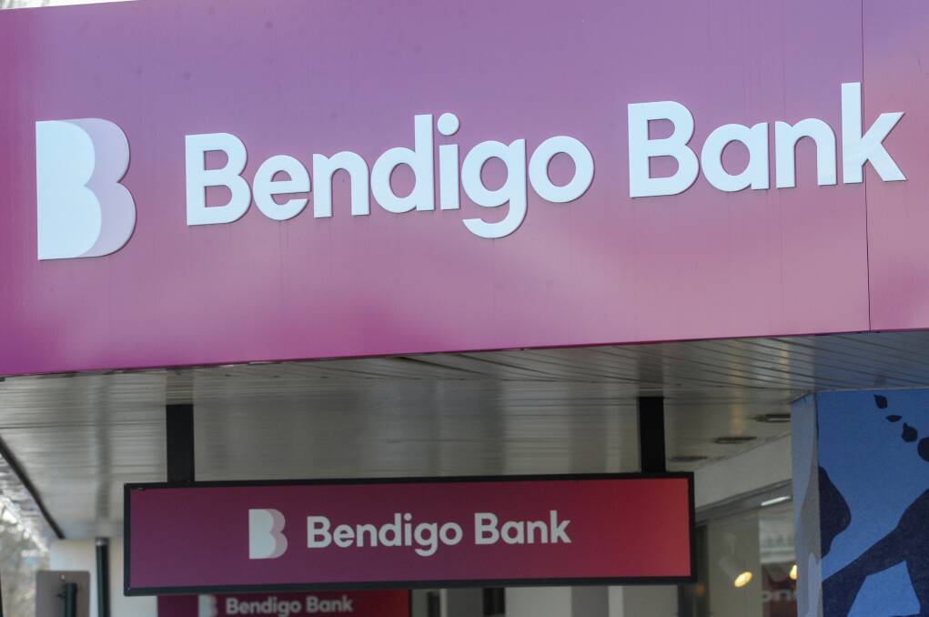 A Bendigo Bank sign. Picture by Darren Howe