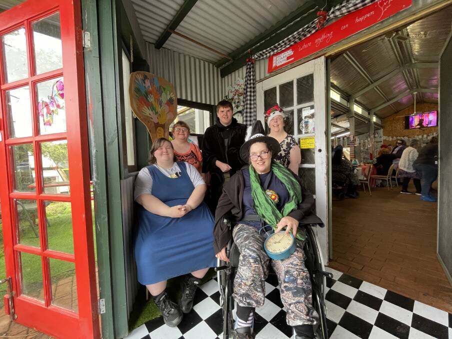 SportzRulz Australia participants celebrated the opening of the Red Door Community Centre with a Mad Hatters Tea Party last week. Picture by Jonathon Magrath