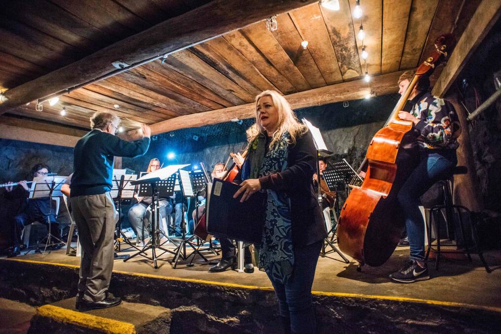 The opera sparked a festival of events, including an underground concert at Central Deborah Gold Mine. Picture by Brendan McCarthy