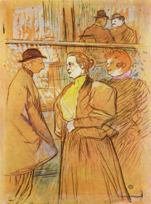 Toulouse-Lautrec's graphic posters featured at the Moulin Rouge cabaret will be showcased in the exhibition. Image by Wikimedia Commons