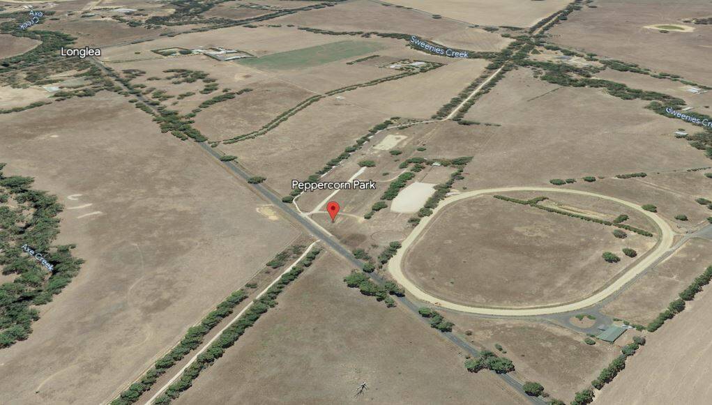 New toilet facilities and a new car parking area will be built at Peppercorn Park and Longlea Lane for users of the O'Keefe Rail Trail. Image by Google Earth