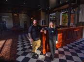 The Courthouse Hotel manager James Bridger and bar manager Gracie Howard are excitd to open the venue. Picture by Darren Howe