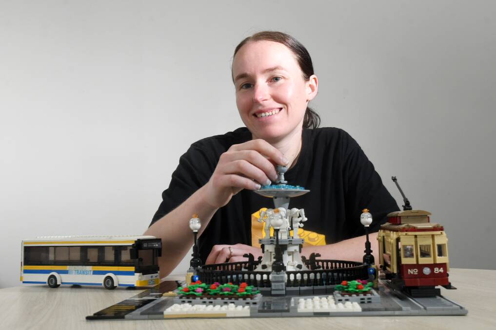 Bendigo LEGO User Group committee member Kara Harris. Picture by Noni Hyett