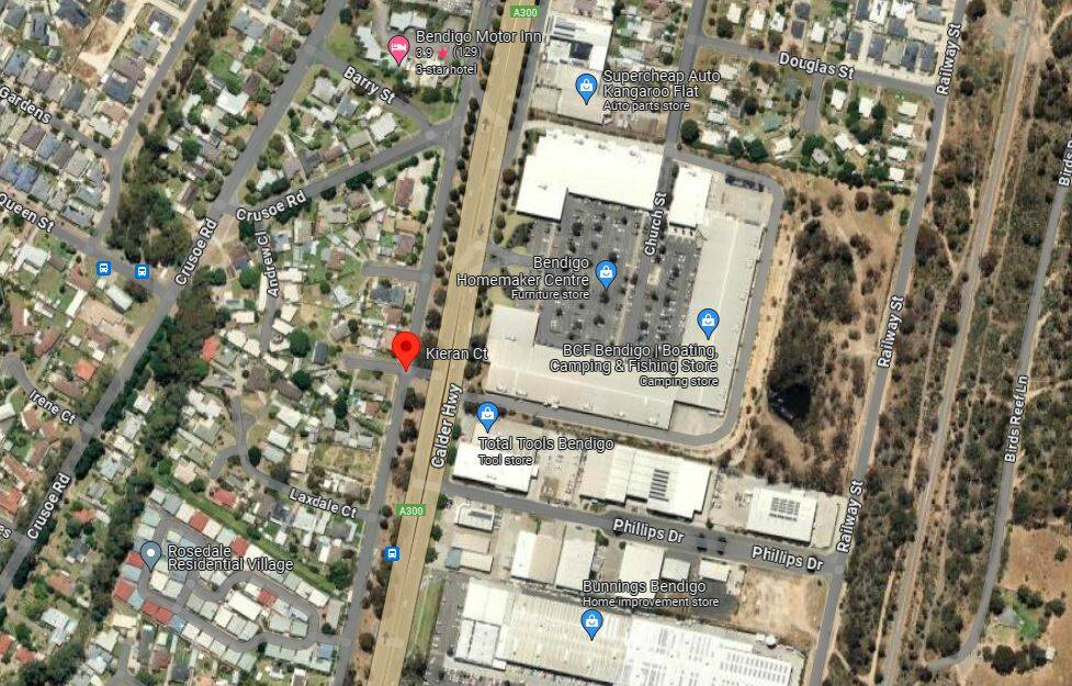 Two children were arrested at a shopping centre after a car chase ended with them allegedly crashing into a fence. Image by Google Maps