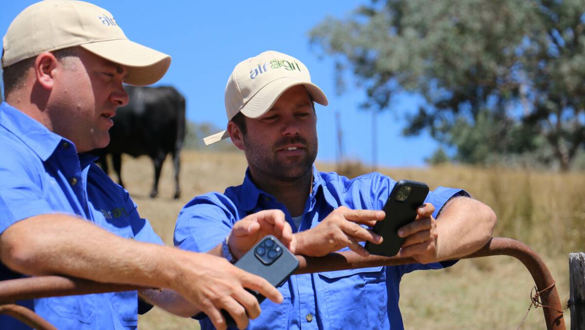 James and Paul Diamond, AirAgri, are seeking one thousand farmers to help deliver a national farm safety program. Picture supplied