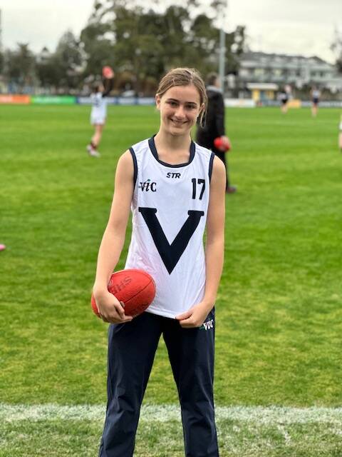 Etta Place has been selected in the Victorian 12 and Under Girls team for the School Sports Australia Carnival for the second year running. Picture contributed 