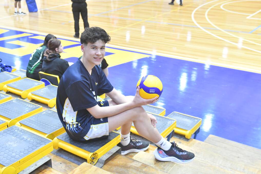 Benjamin Lim is ready to go ahead of this weeks Australian Youth Volleyball Championships. 