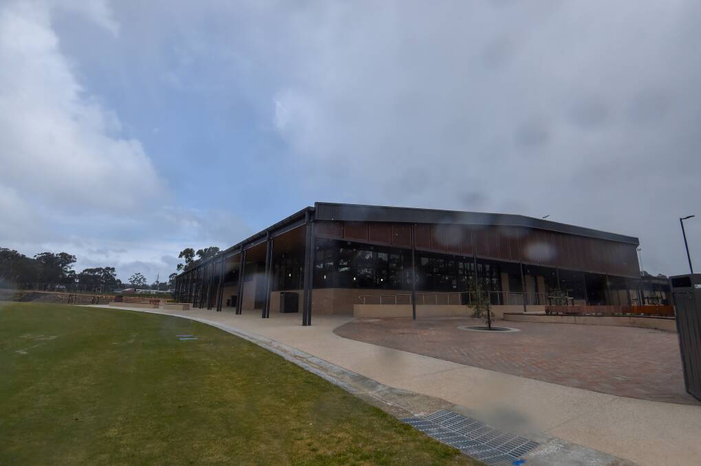 An outside look at the new Mercy Junortoun Sporting Precinct. Picture by Darren Howe 