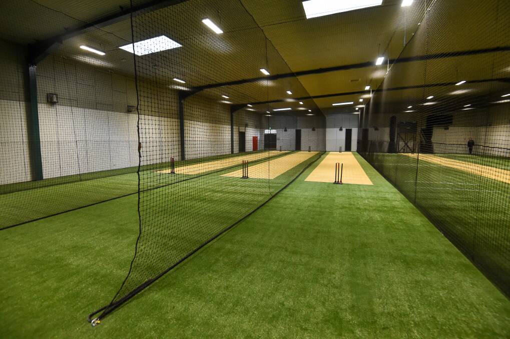 The cricket hub indoor nets. Picture by Darren Howe 