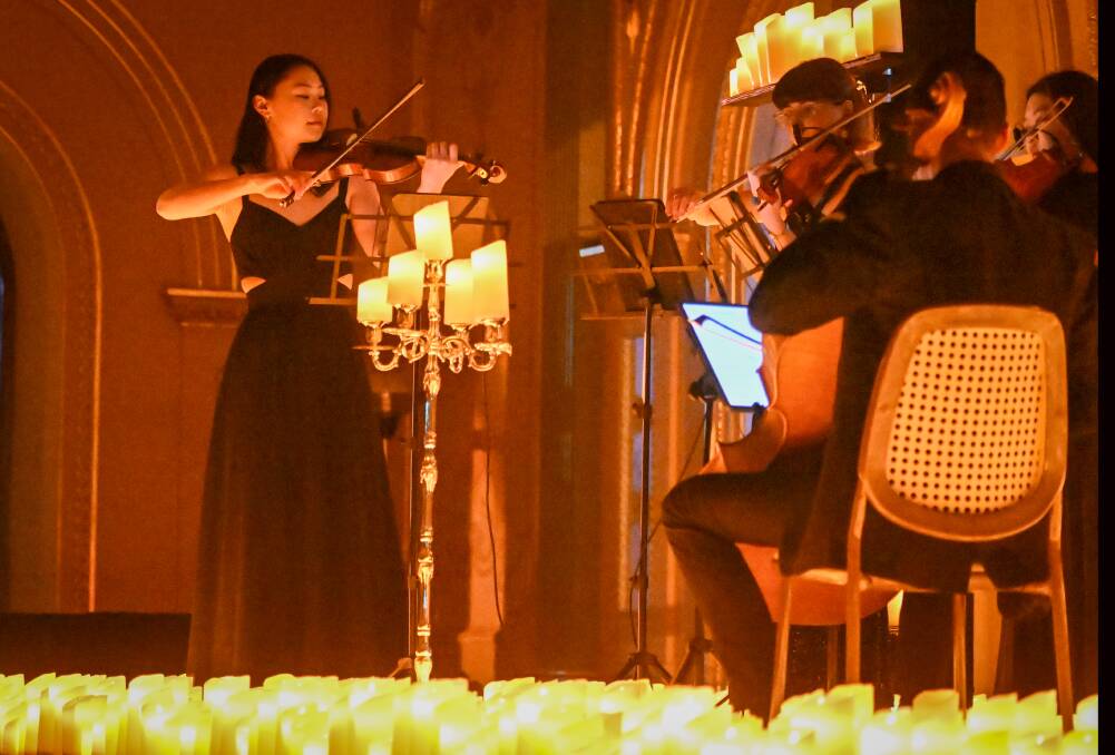 A Candlelight Concert in Bendigo in 2023. Picture by Darren Howe