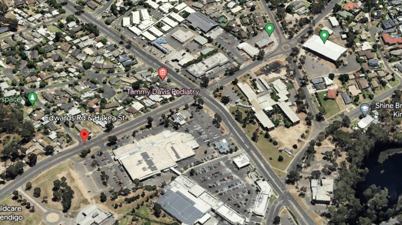 The corner of Edwards Road and Hakea Street in Kennington. Picture Google Earth 
