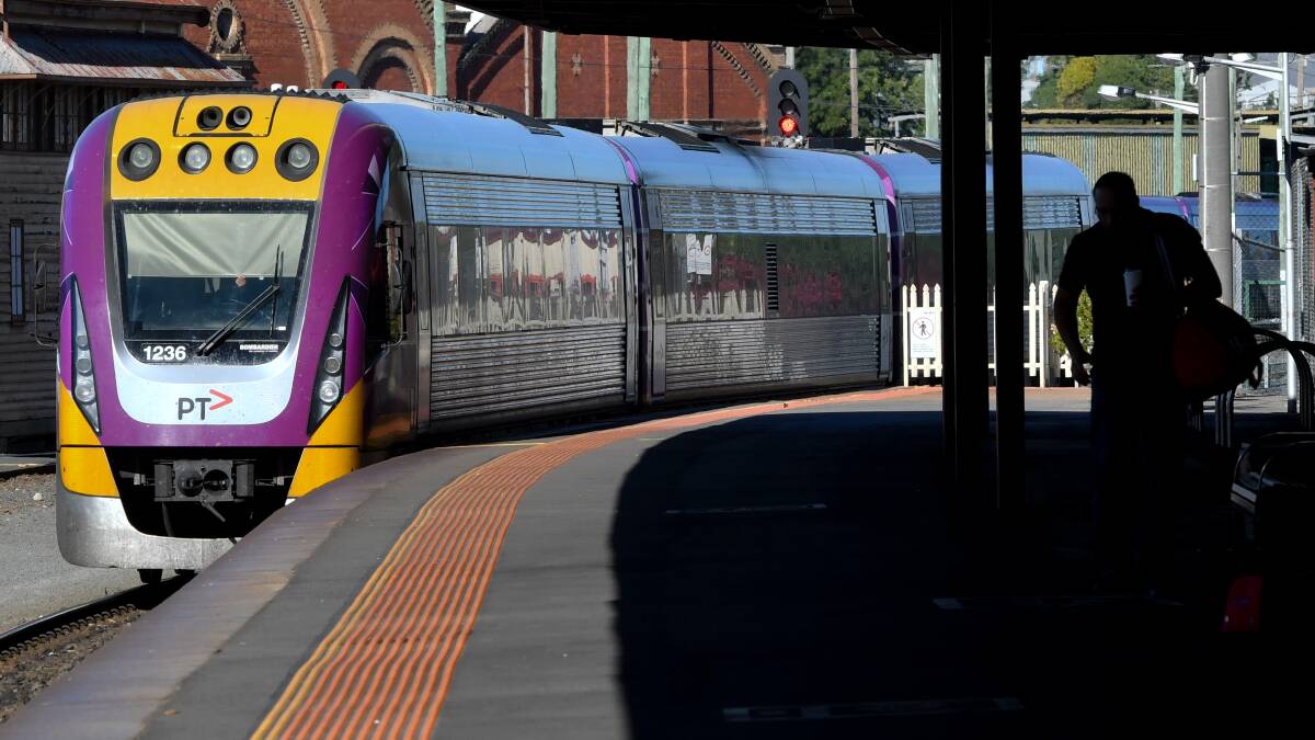 More and more people are using V/Line as transport to and from the city. File photo