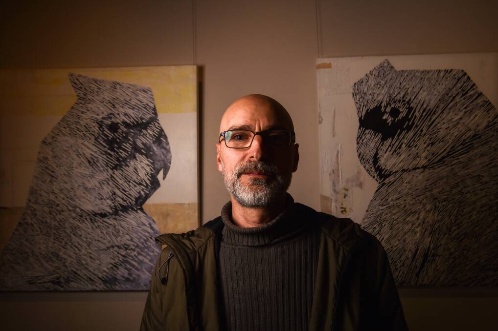 Artist Ignacio is having an exhibition at Dudley House. Picture by Darren Howe.