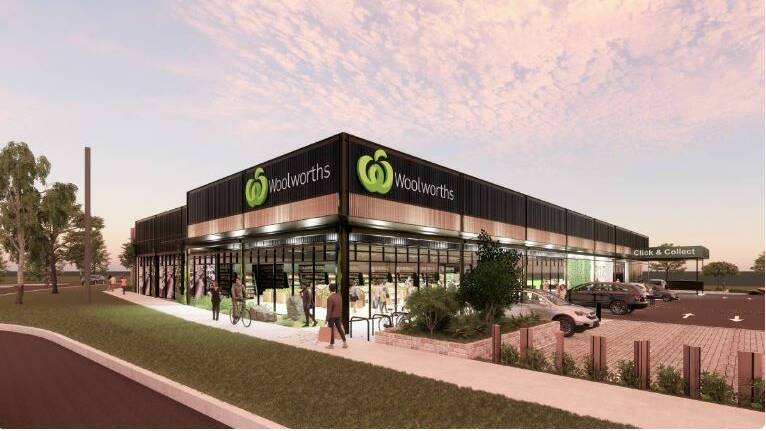 The planned Woolworths in Castlemaine. File image
