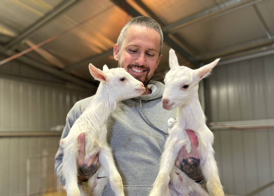 Matt Glascott says he takes in goats from dairy operations who have no need for them. Picture by Ben Loughran.