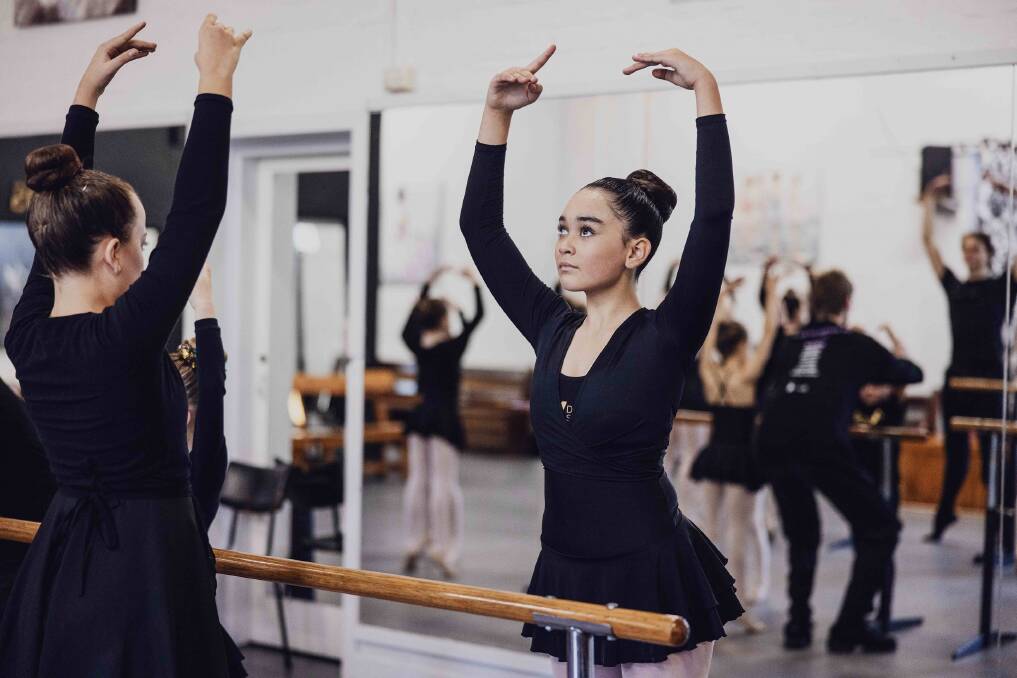 A ballet dancer takes part in The Australia Ballet's Let's Dance program. Picture supplied