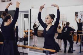 A ballet dancer takes part in The Australia Ballet's Let's Dance program. Picture supplied