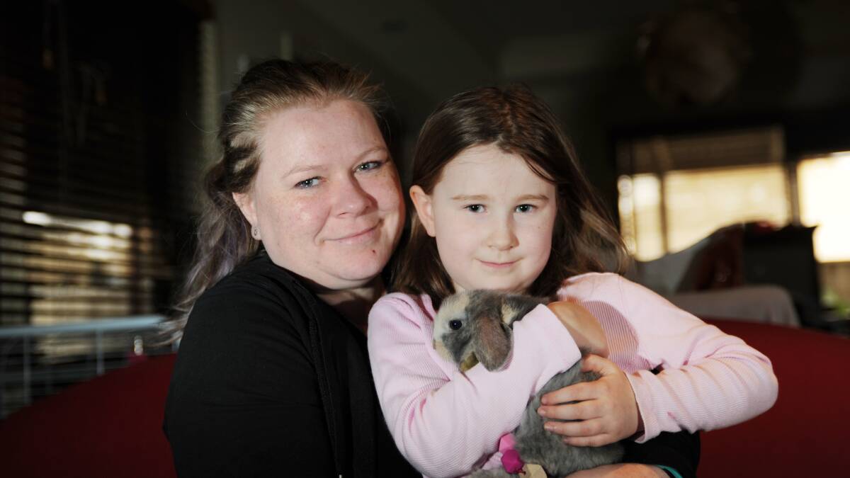 Susanna Flanagan, with her daughter Alethea, has been trying for years to find answers to Bendigo's poor levels of support for people with autism. Picture: NONI HYETT