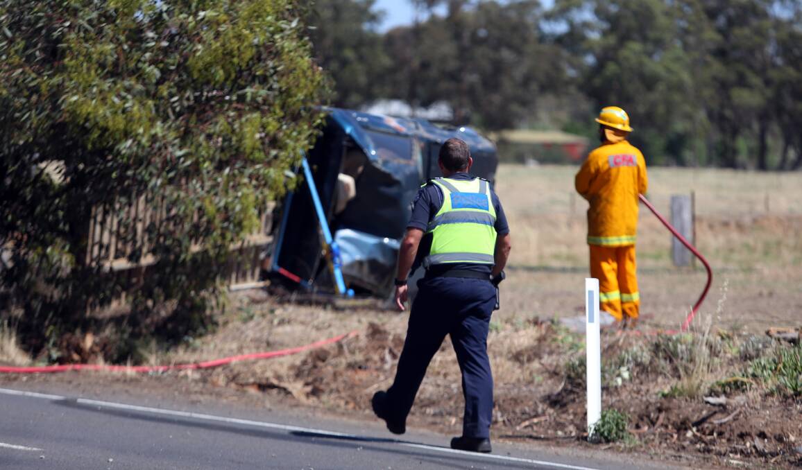 The comments come as police investigate a number of recent crashes, including a crash at Lockwood on Wednesday morning. Picture: GLENN DANIELS