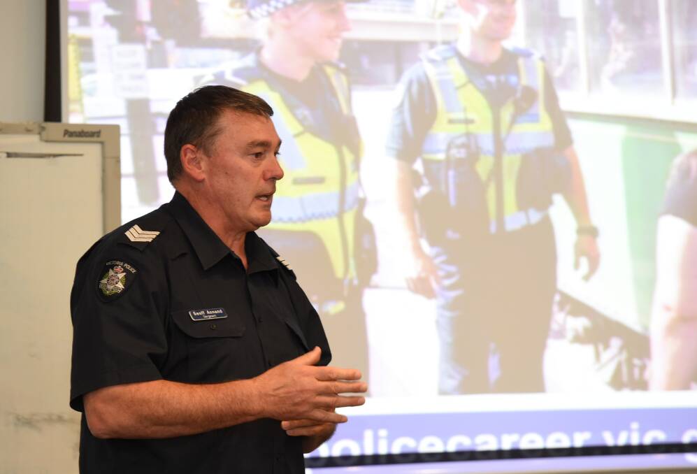 MYTH BUSTED: Bendigo Highway Patrol Sergeant Geoff Annand said the drug ice could lead to drivers becoming more erratic.