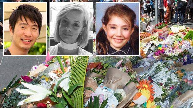 Bourke Street victims: Matthew Si, Jess Mudie and Thalia Makin. Photo: The Age