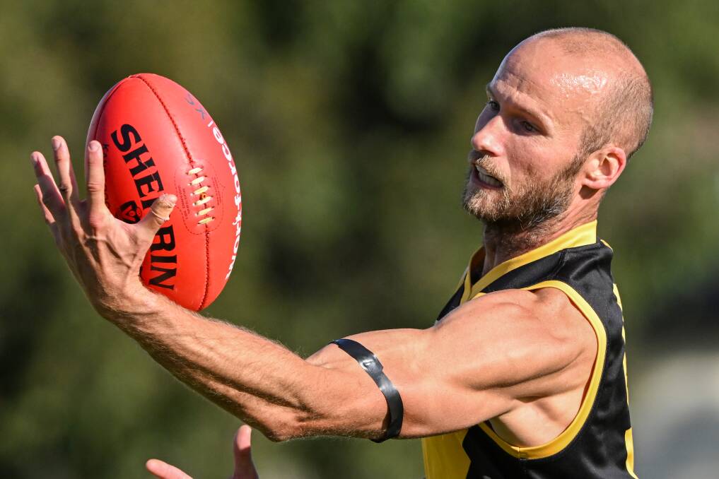 Ruckman James Orr has signed with Heathcote after captaining Kyneton in the BFNL. Picture by Darren Howe