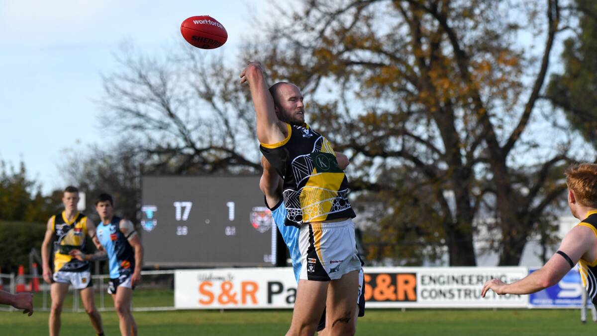 James Orr in action for Kyneton this year.