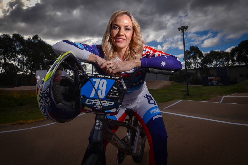 Bendigo BMX racer Jaclyn Wilson will be inducted into the BMX Australia Hall of Fame on the Gold Coast in August. Picture by Darren Howe