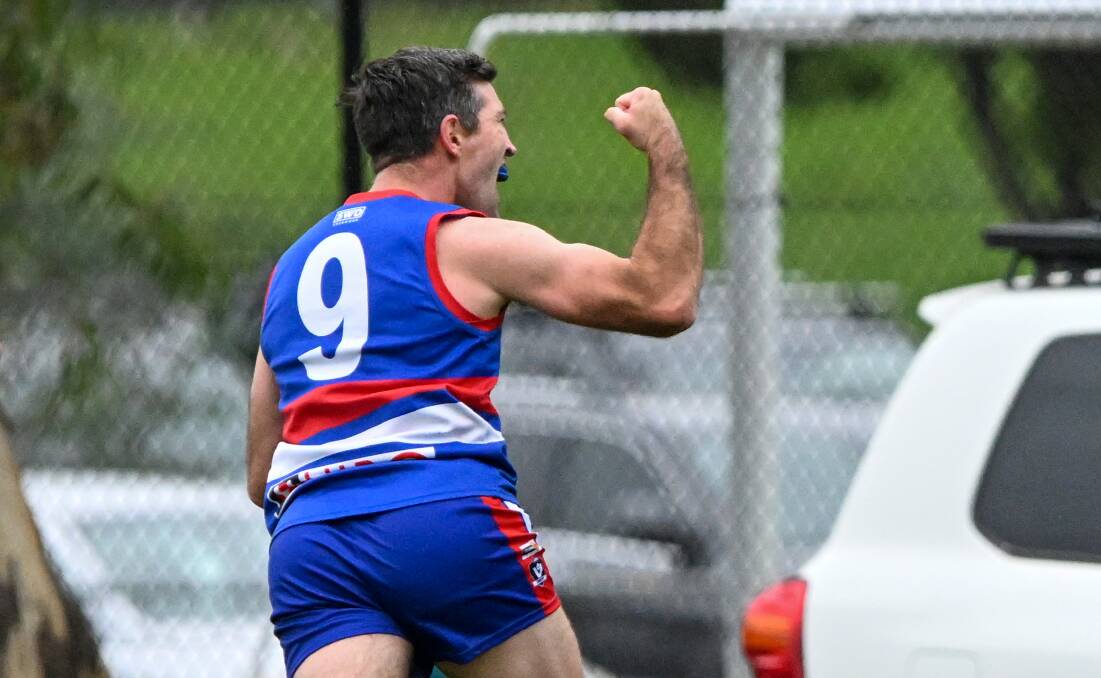 North Bendigo captain Aarryn Craig. The Bulldogs are on top of the ladder and undefeated at the halfway mark of the season. Picture by Darren Howe