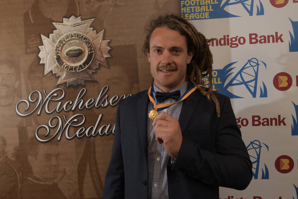 Jack Geary after winning the 2008 Michelsen Medal.