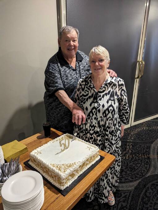 Gary Piggott and wife Ruth celebrated 50 years of marriage in January.