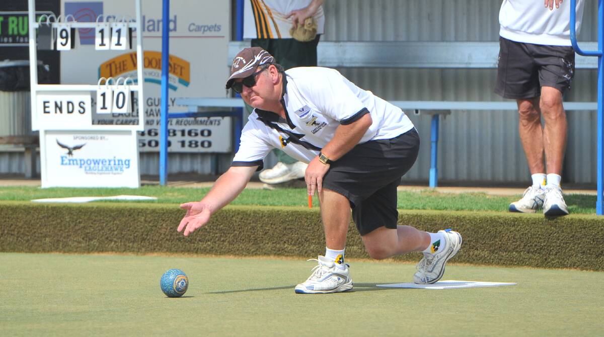 DETERMINED: Castlemaine's Greg Brain. With Saturday's 98-89 defeat to South Bendigo, Castlemaine still hasn't won a division one final since 2008.