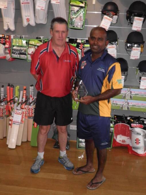 Sportspower's Geoff Findlay and Jayanath Silva.