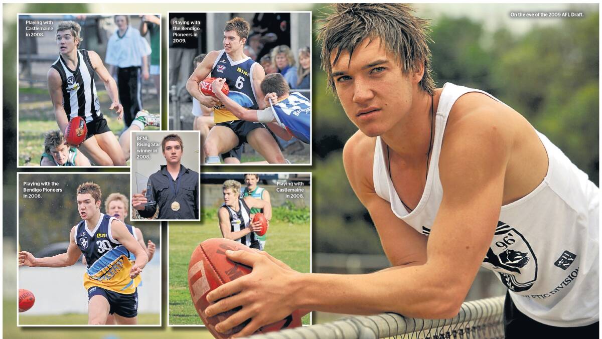 Richmond's Dustin Martin will play his 300th AFL game on Saturday. His journey to AFL stardom was helped shaped by his formative clubs Campbells Creek, Castlemaine and the Bendigo Pioneers.