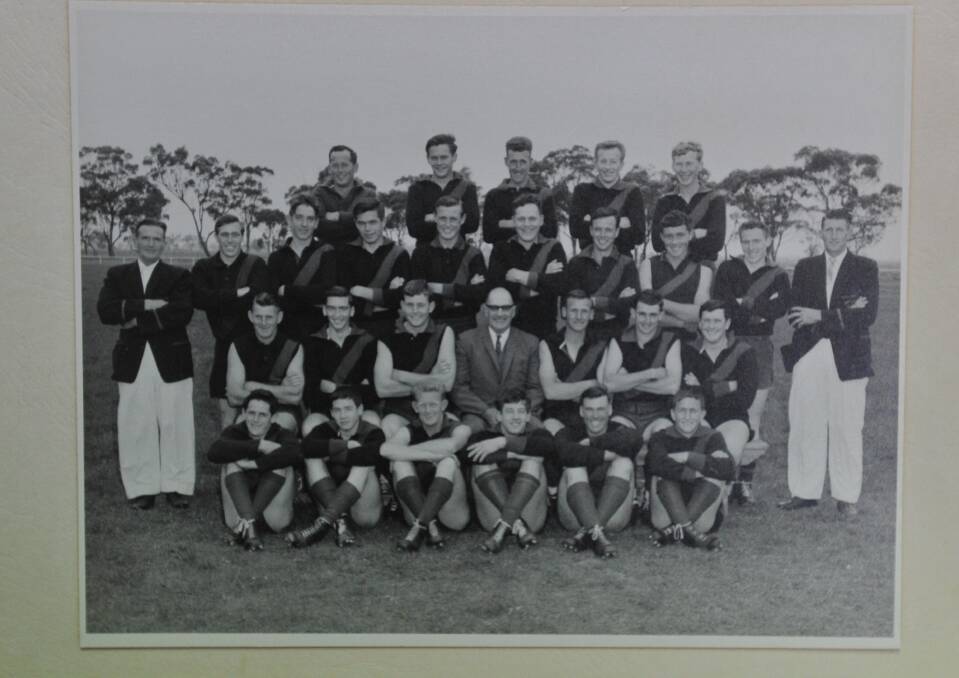 Calivil's 1964 premiership photo. A 60-year premiership reunion will be held by the club this Saturday.